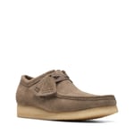 Clarks Wallabee 26174049 Mens Gray Suede Oxfords & Lace Ups Casual Shoes