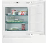 Miele F31202Ui-1 Integrated Undercounter Freezer - Fixed Hinge, White