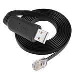 Câble Console Usb 1.8M Usb 2.0 Vers Rj45 Mâle Câble Série Plat Compatible Avec Routeur/Switch De Cisco, Mac Os, Windows, Linux Système[X4242]