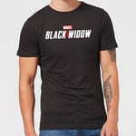 Black Widow Movie Logo Men's T-Shirt - Black - XL - Black