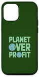 Coque pour iPhone 12/12 Pro Journée de la Terre Planet Over Profit 2025