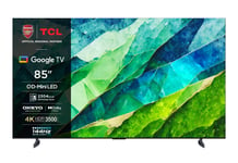 TCL 85C855K TV 2.16 m (85&quot;) 4K Ultra HD Smart TV Wi-Fi Black 3500