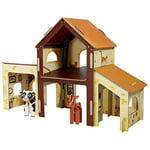 Avenue Mandarine - Puzzle Décor 3D, La Ferme - Puzzle Ferme Avec Animaux pour Enfant, Jeu Educatif - Dimensions : 40 x 12 x 27 cm, Boite avec une Poignée de Transport - PU004O