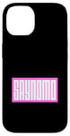 Coque pour iPhone 14 Rose Saynomo (Say No More) Couleur graphique rose