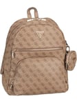 GUESS Women's Power Play, Large Tech Backpack, Latte Logo, One size