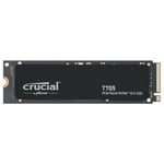 Crucial T705 SSD 4To PCIe Gen5 NVMe M.2 SSD Interne Gaming, jusqu’à 14.100Mo/s, Microsoft DirectStorage, Rétrocompatibilité PCIe 4.0, Disque Dur SSD - CT4000T705SSD3