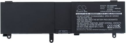 Kompatibelt med Asus G550JK-CN268D, 15.0V, 4000 mAh