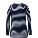 Femmes Maternité Allaitement Tops Manches Longues Tops Casual Stripe Blouse Tops Chemise pour Enceinte Bleu Marine l