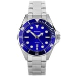 Mens Sekonda Hudson Pro Divers 200 Meters Blue Dial & Bezel Watch 30097 RRP £85