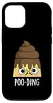 Coque pour iPhone 12/12 Pro Jeu de mots amusant Poo-ding