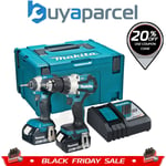 Makita 18v DLX2507TJ Brushless Kit DHP489 Hammer Drill DTD153 Impact Driver 5ah