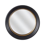 Miroir Déco Rond Oko 40cm Noir