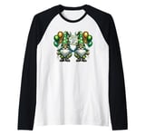 Happy St Patricks Day Gnome For Women And Men St Paddys Day Raglan Baseball Tee