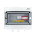 EMITER EM-470_AC AC-skap med IP65, SPD AC Dehn type 2, 50A 3-fase sikring, RCD type A 63A/300mA