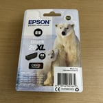 GENUINE EPSON 26XL Photo Black T2631 cartridge ORIGINAL POLAR BEAR ink UNOPEN