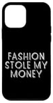 Coque pour iPhone 12 mini Fashion Stole My Money Acheteur de style tendance --