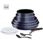 Batterie Cuisine Tefal Ingenio 10 Pièces Casseroles Poêles Poignée Non Induction