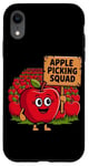 iPhone XR Apple Picking Squad Funny Orchard Harvest Season Fall Autumn Case