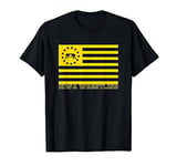 Iowan USA Flag Wrestler Fan The Hawkeye State Iowa Wrestling T-Shirt