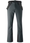 Maier Sports Anton Men's Slim Ski Trousers, mens, Ski trousers., 100029, graphite, 56 (EU)