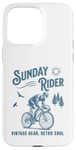 Coque pour iPhone 15 Pro Max Vélo rétro pour cycliste Sunday Ride Club Racing