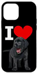 Coque pour iPhone 12 mini J'adore Black Lab Dog