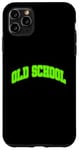 Coque pour iPhone 11 Pro Max Graphisme vert Graphique vert Old School