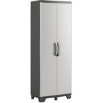 Keter - Armoire de rangement polyvalente Gear Noir et gris 182 cm n/a