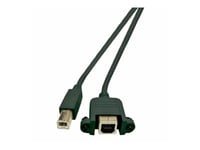 Microconnect - Usb-Förlängningskabel - Usb Typ B (Hona) Till Usb (Hane) - Usb 2.0 - 1.8 M - Tumskruvar