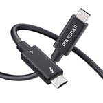 Câble Thunderbolt 4 Certifié Tb4 De 2M Usb C 4.0,Usb If,Charge 40 Gbps/100W,8K@30Hz,5K@60Hz,Double Vidéo 4K Compatible Pour Moniteur,Mac Studio,Studio Display,M1 Macbook Air,Ssd,Eg[VID066060]