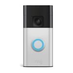 Ring Battery Video Doorbell videodörrklocka, Satin Nickel