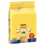 PURINA Friskies Sterilized Cat  med biff, kylling og grønnsaker -3 x 3 kg