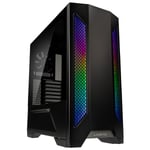 Lian Li LANCOOL II Midi-Tower, Tempered Glass, DRGB - schwarz