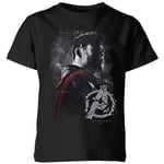 T-shirt Avengers Endgame Thor Brushed - Enfant - Noir - 11-12 ans