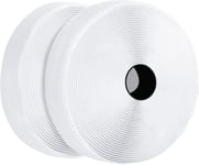 8M Bande Agrippantes Adhésives Rubans Adhésifs Bande Ruban Scratch Autocollant Moustiquaire Hook Loop Rouleau Scratch Autoadhésif pour moustiquaire fenetre,cadres photos Installation,8mx2 (Blanc)