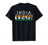 Funny India Cricket Flag Tee For Lovers Of Cricket Game T-Shirt