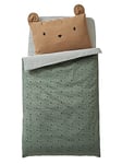 VERTBAUDET Housse de Couette bébé Green Forest Oeko-Tex® Vert 80X120