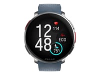 Polar Vantage V3 - Aluminum - Sportklocka Med Band - Silikon - Display 1.39" - 32 Gb - Bluetooth - 57 G  - Himmelsblå