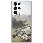 ERT GROUP mobile phone case for Samsung S22 ULTRA original and officially Licensed Star Wars pattern 008 optimally adapted to the shape of the mobile phone, case made of TPU