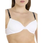 Calvin Klein BH CK96 T-Shirt Bra Vit bomull B 80 Dam