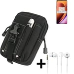 For OnePlus 8 Pro Belt bag + EARPHONES big outdoor protection Holster case sleev