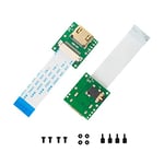 Arducam CSI vers HDMI Module d'extension avec câble FPC 15 broches 60 mm pour caméra Raspberry Pi V3/V1/V2/HQ (lot de 2, 1 ensemble)