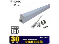 Nvox Linjärt Led-Lysrör T5 90Cm 14W Neutral 4000K Ytmonterad Lampa Integrerad I Armatur