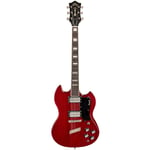 Guild Newark St. Collection Polara Deluxe Cherry Red Electric Guitar