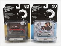 Johnny Lightning Jldr016-2 Aston Martin - Set 2X V12 Vanquish - James Bond 007 -