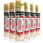 6x  Impulse Instant Crush Body Fragrance Spray Deodorant 75ml