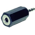 Hörlursuttags-adapter Teleplugg 2.5 mm - Telejack 3.5