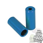 Blue Alloy Scooter Stunt Pegs