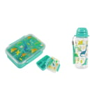 I-Drink - Lunch Box Kids with cutlery + Tritan Bottle (400 ml) - DINO (Bundle)