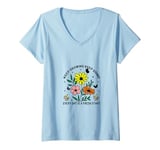 Womens Keep Growing Keep Going Every Day Is A Fresh Start V-Neck T-Shirt